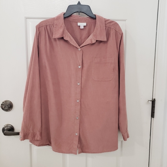 J. Jill soft Corduroy shirt size XL - Picture 1 of 9